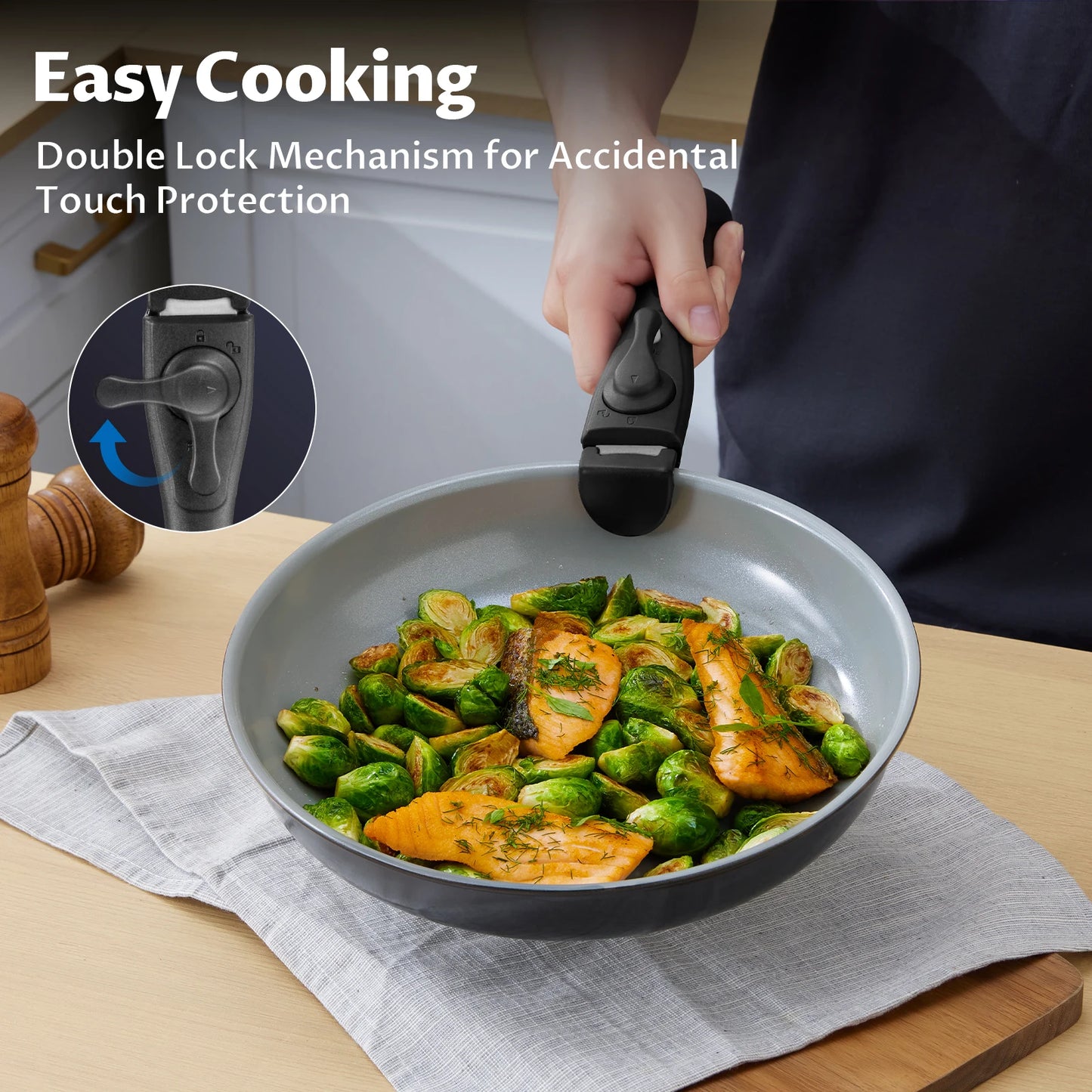 13Pcs Induction Cookware with Healthy Ceramic Coating
