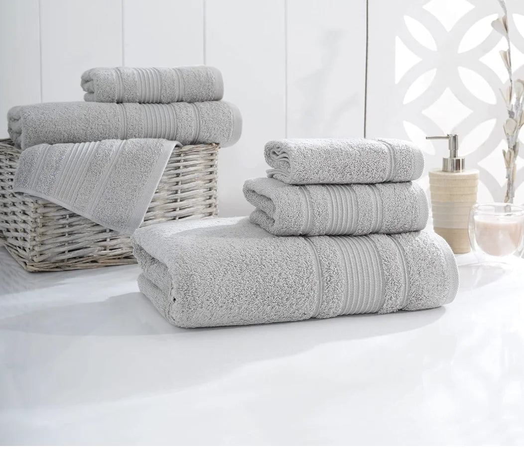 4-Piece Washcloths Towels Set, 100% Turkish Cotton