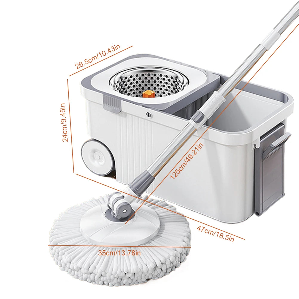 Household Automatic Dehydration Spin Mop And Bucket
