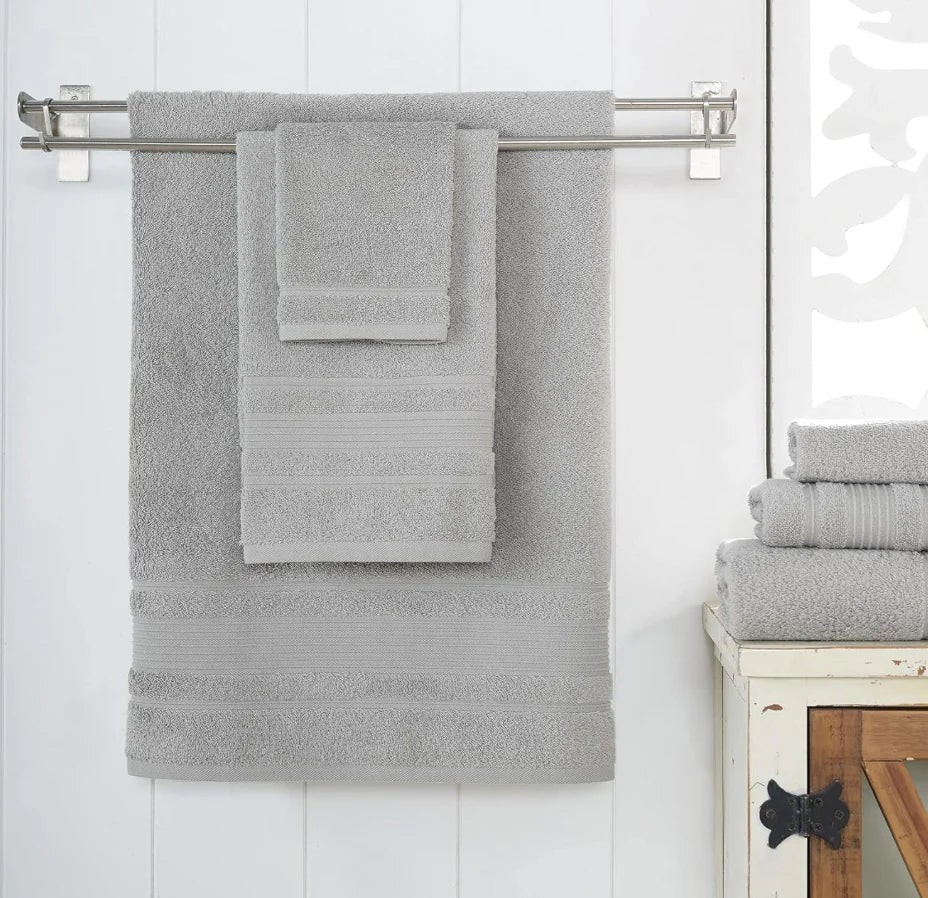 4-Piece Washcloths Towels Set, 100% Turkish Cotton