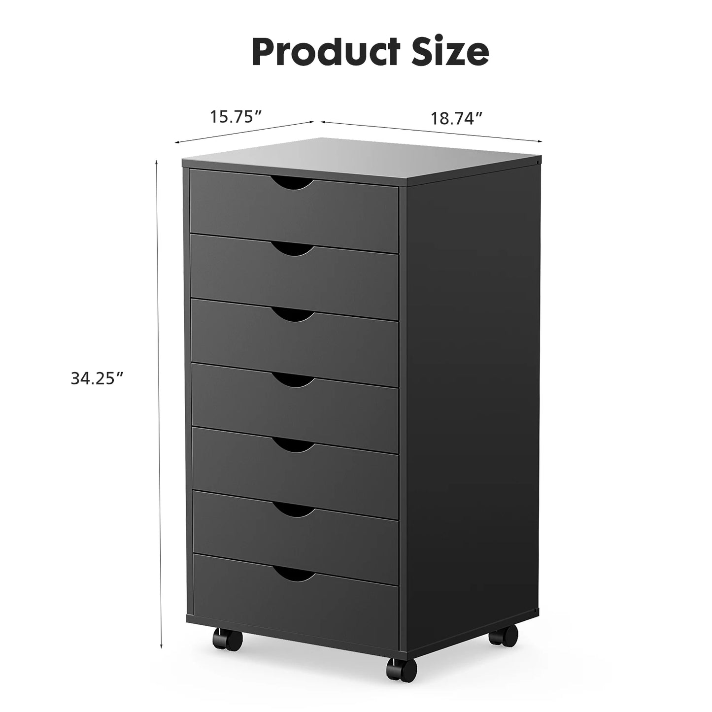 Chest Dressers Nightstand Storage Cabinet Wooden File