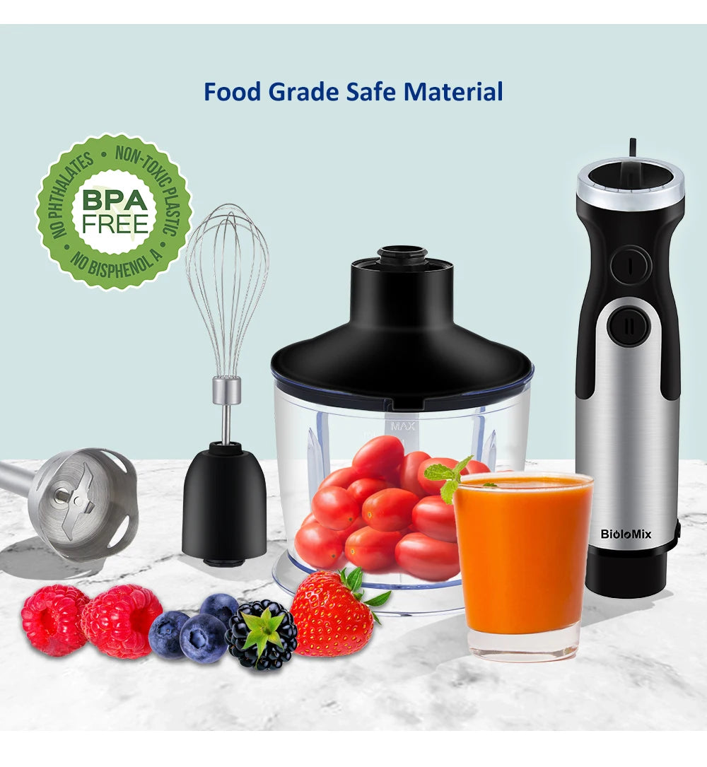 5-In-1 Hand Stick Blender, Chopper And Whisk
