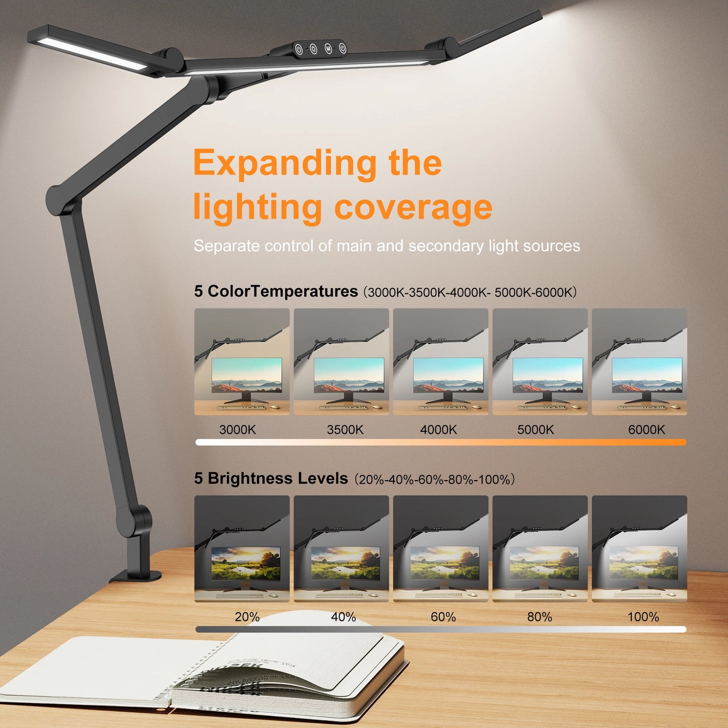 Lamp For Home Office With Atmosphere Lighting,