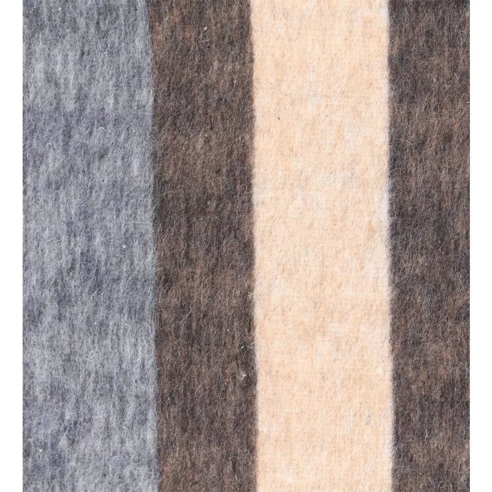 Natural Thick Alpaca And Sheep Wool Blanket