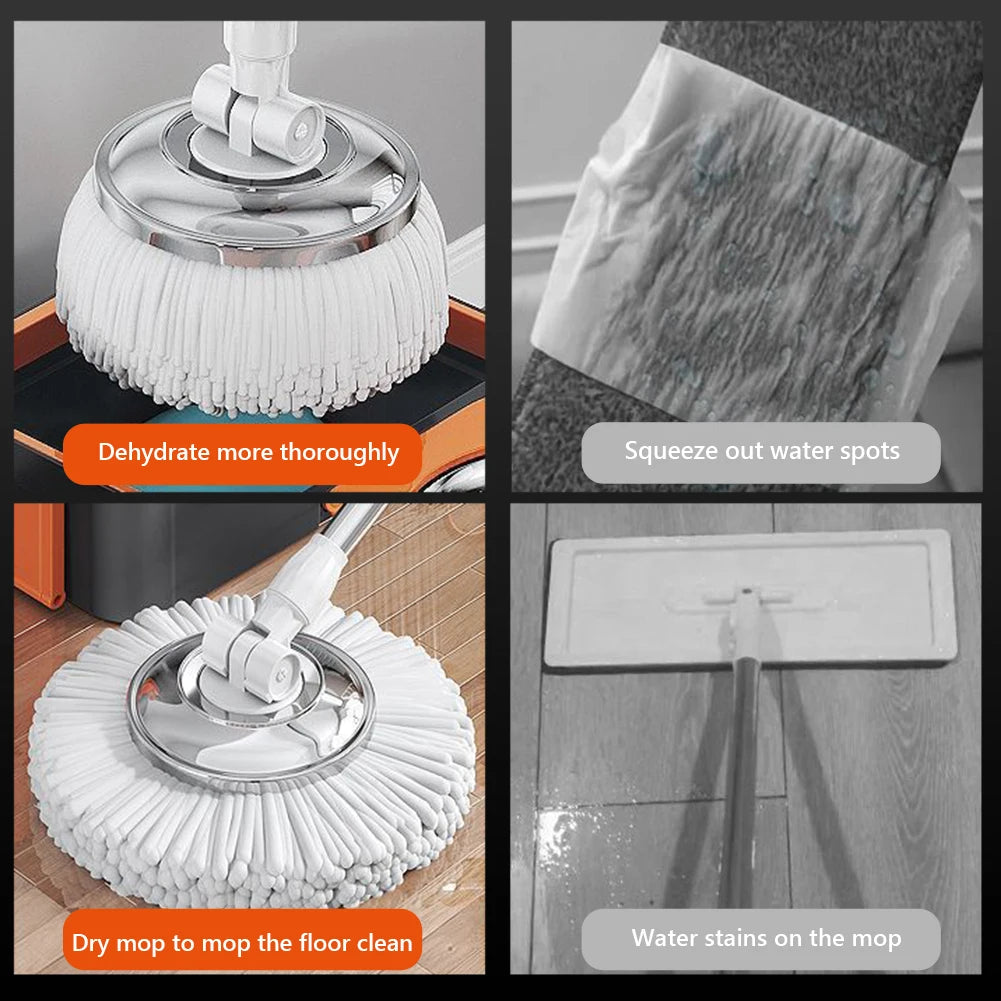 Household Automatic Dehydration Spin Mop And Bucket