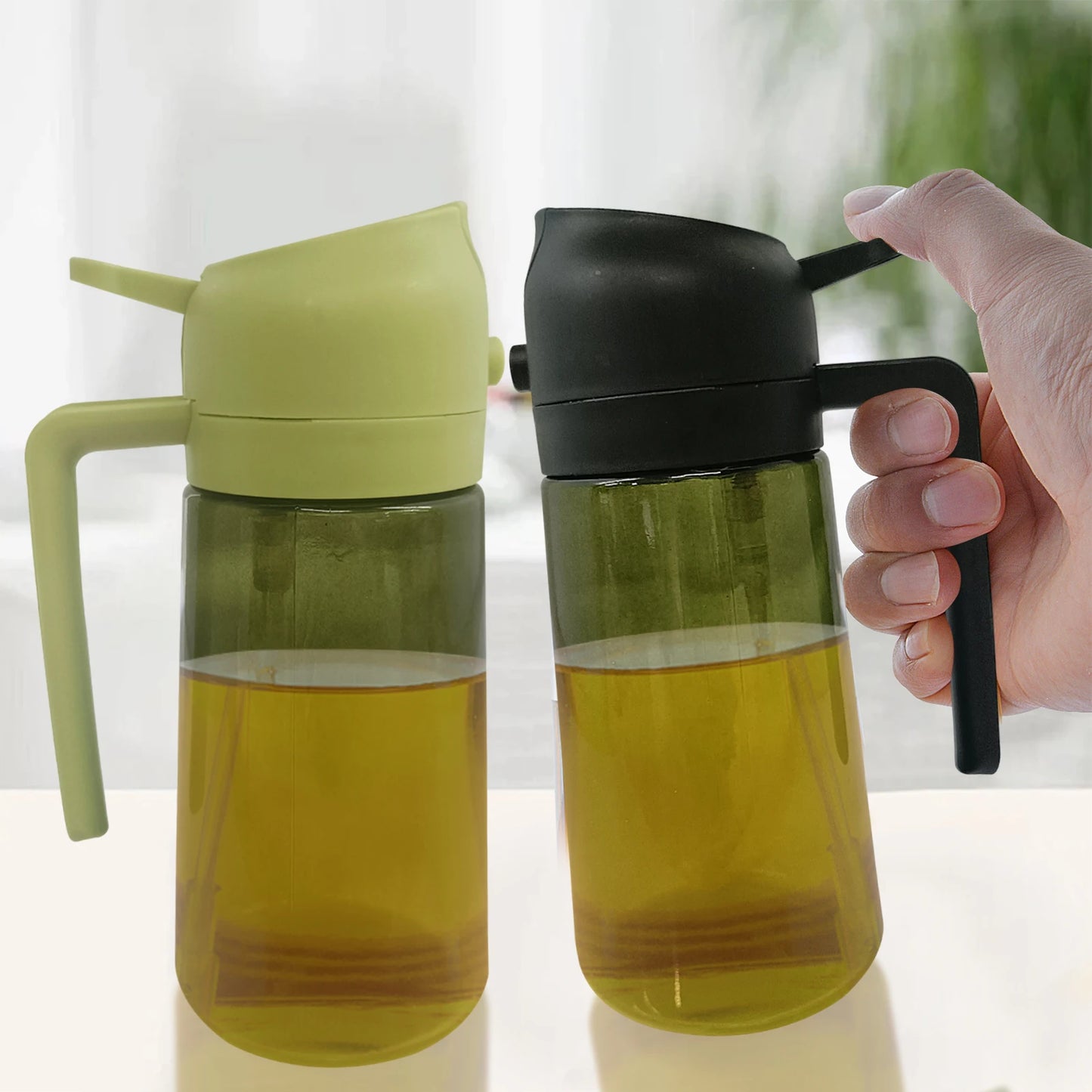 2-in-1 Spray Bottle For Dispensing Olive Oil