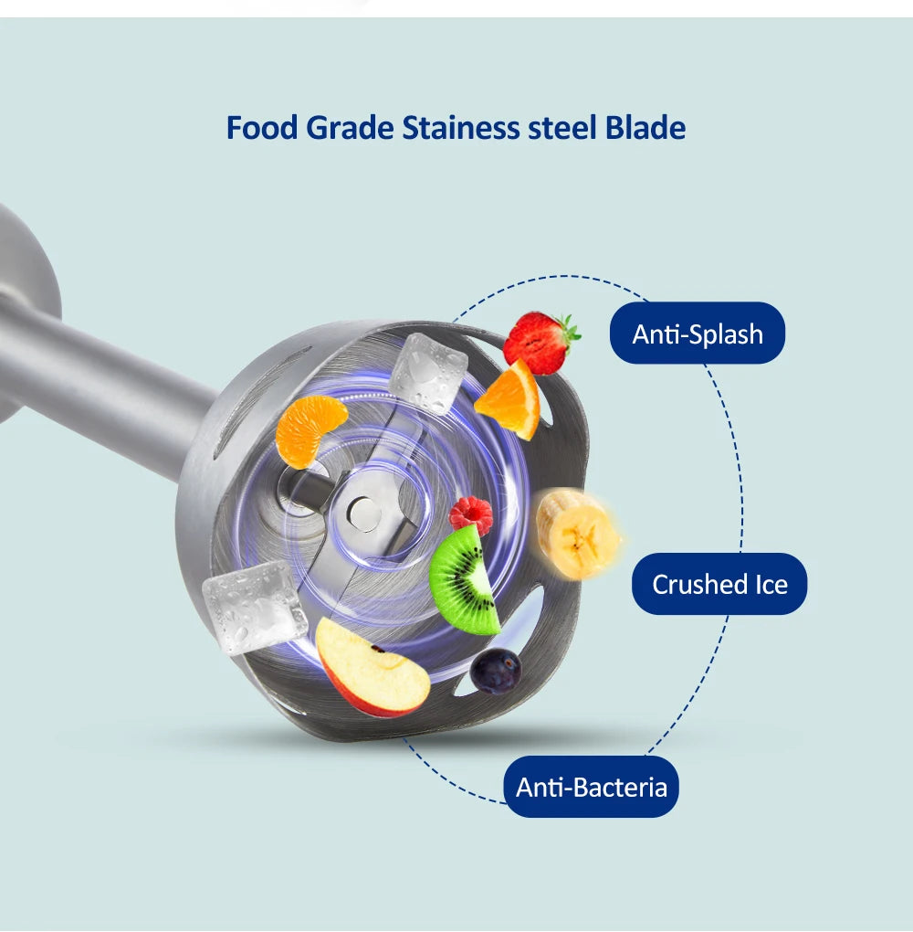 5-In-1 Hand Stick Blender, Chopper And Whisk
