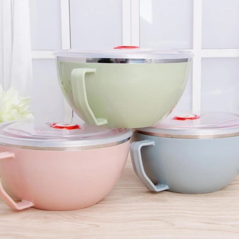 Anti Scalding Stainless Steel Bowl With Handle