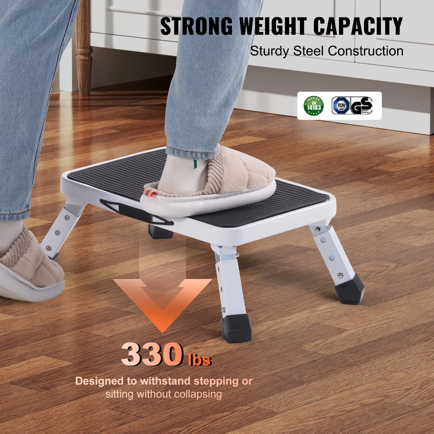 Non-Slip Step Stool For Home Or Office