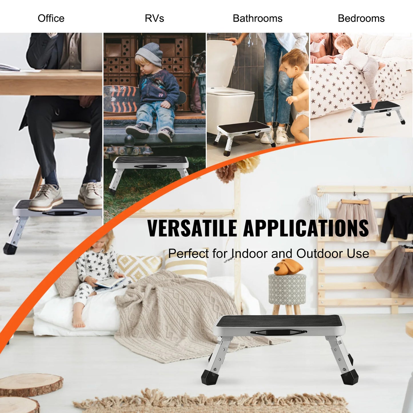 Non-Slip Step Stool For Home Or Office