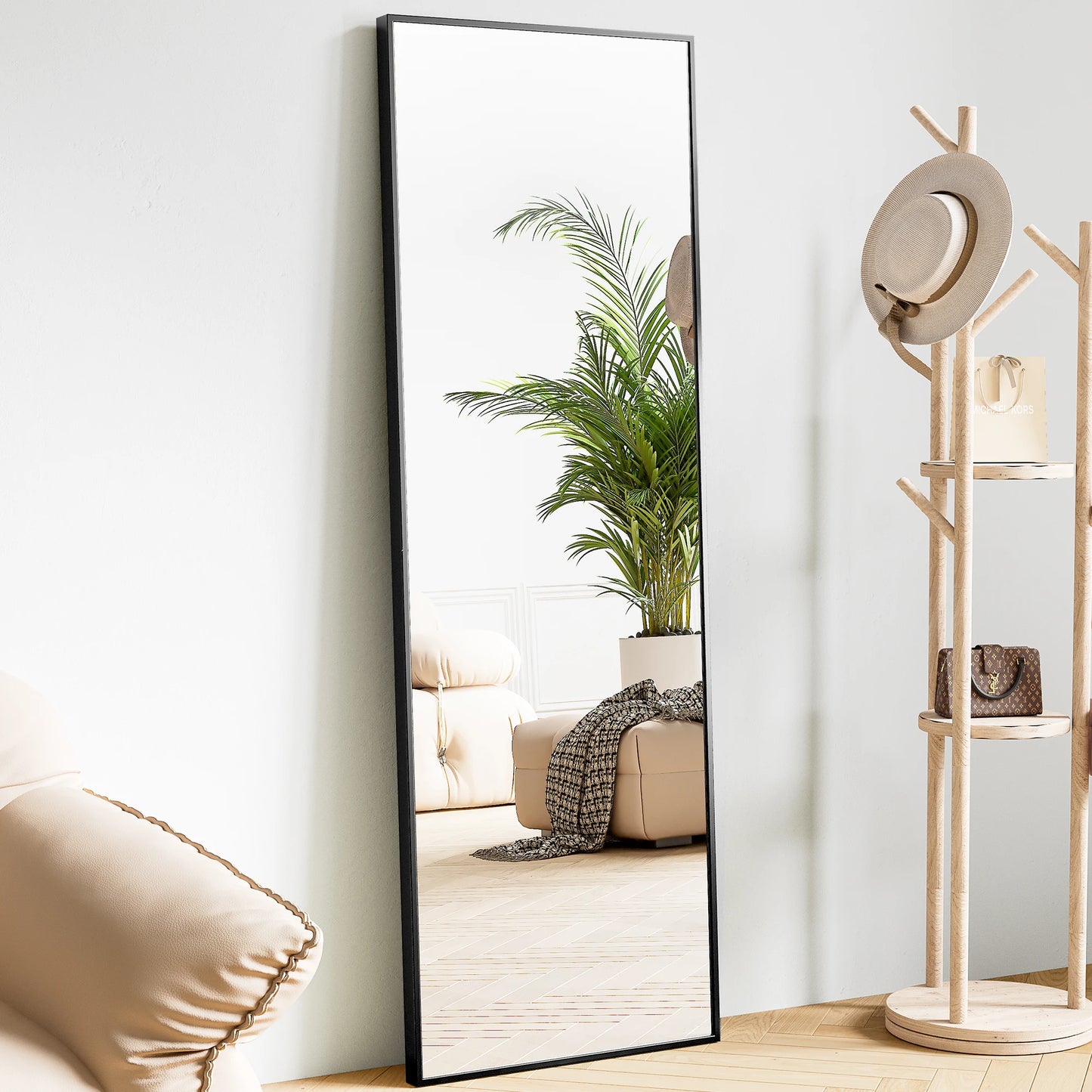 Full Body  Mirror Standing Hanging Or Leaning
