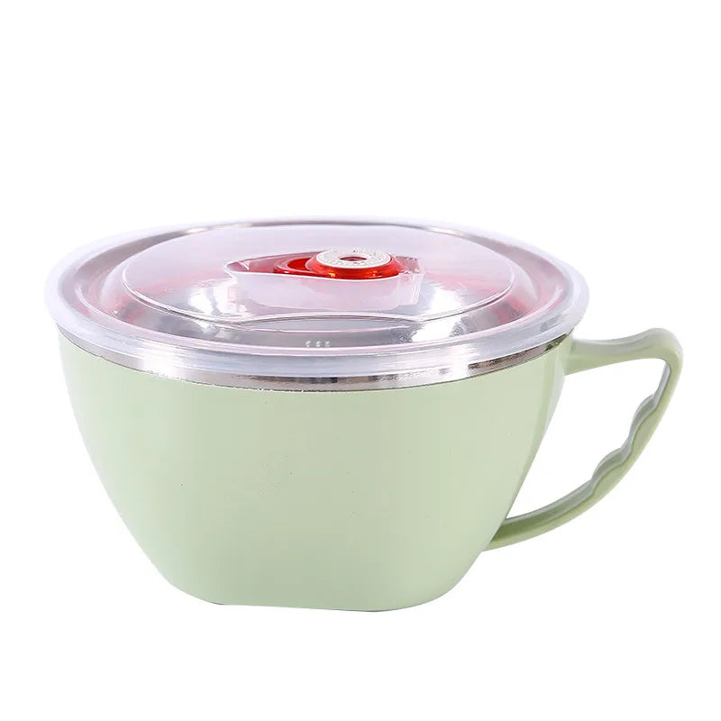 Anti Scalding Stainless Steel Bowl With Handle