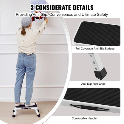 Non-Slip Step Stool For Home Or Office