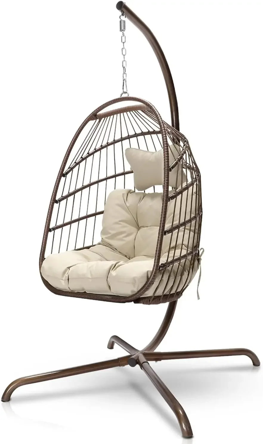 Luxury Outdoor Patio Wicker Egg Chair