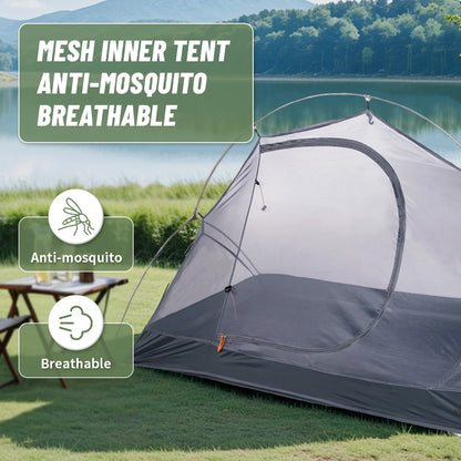 One Person  Backpacking Waterproof Ultralight Hiking Tent