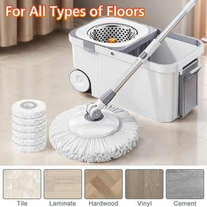 Household Automatic Dehydration Spin Mop And  Bucket