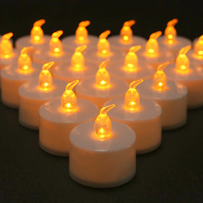 12/24Pcs Flameless LED Battery Operated Flickering Candles