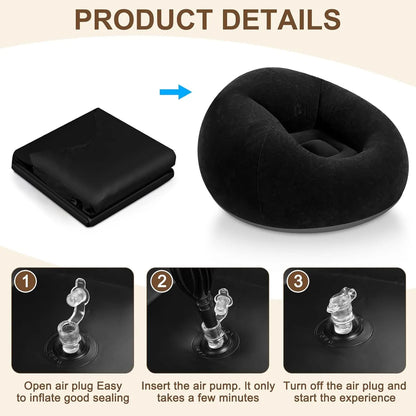 Portable Inflatable Bean Bag Chairs For Adults