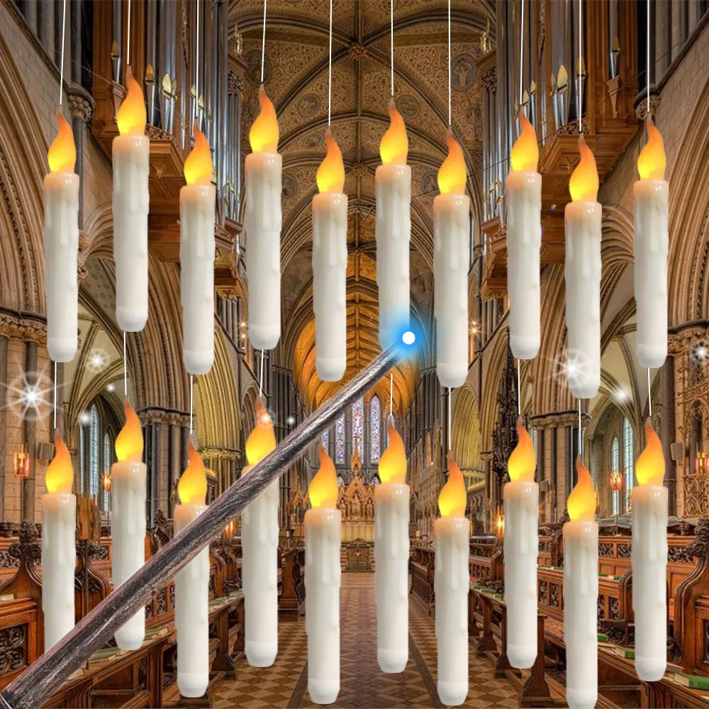 12/24Pcs Flameless LED Battery Operated Flickering Candles