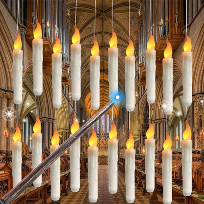 12/24Pcs Flameless LED Battery Operated Flickering Candles