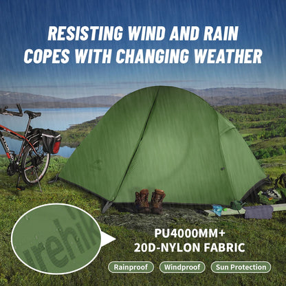 One Person  Backpacking Waterproof Ultralight Hiking Tent