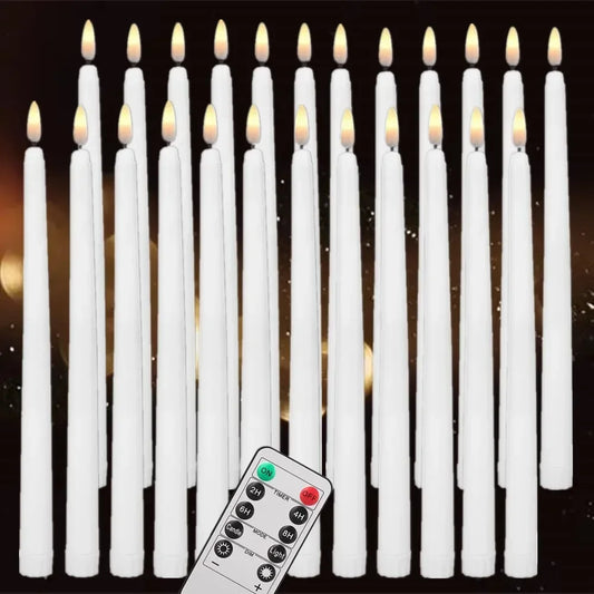 12/24Pcs Flameless LED Battery Operated Flickering Candles