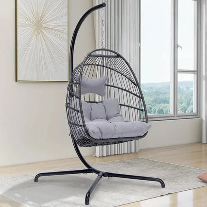 Luxury Outdoor Patio Wicker Egg Chair