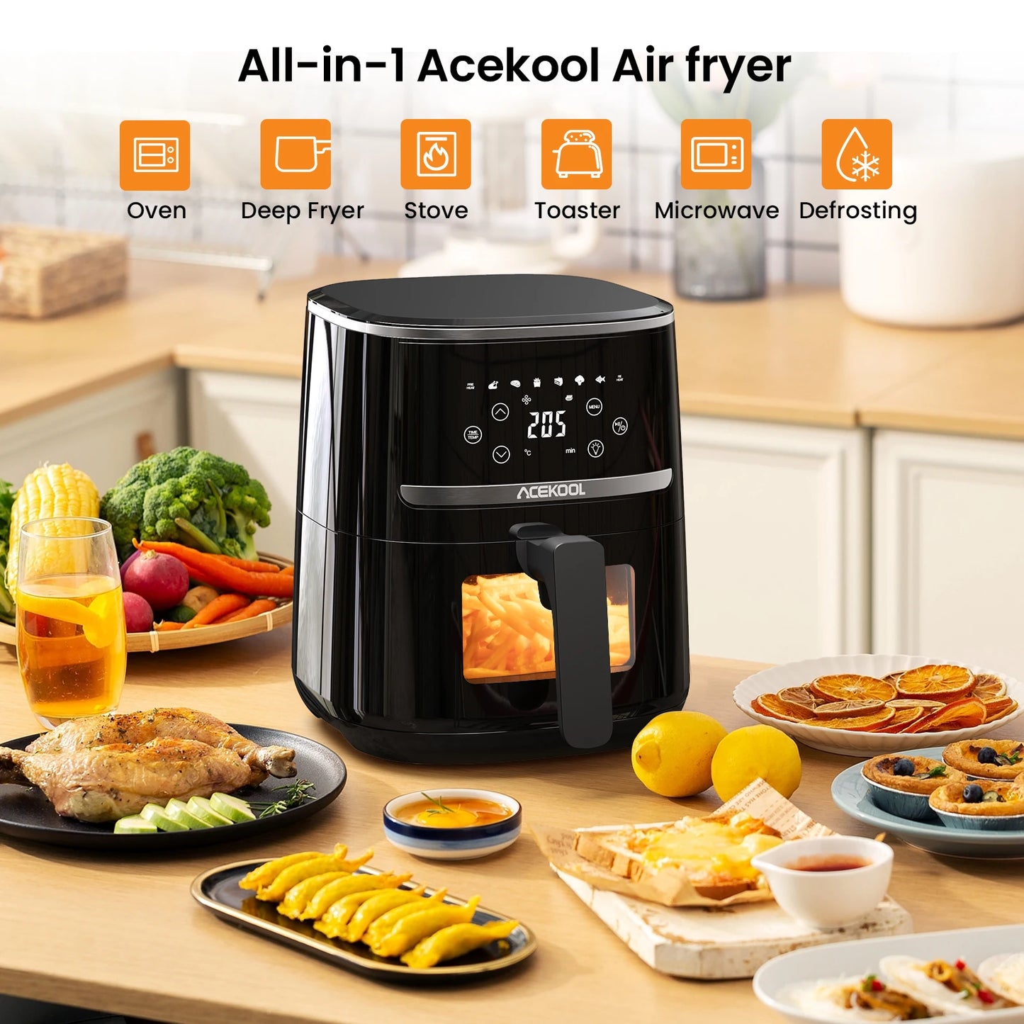5 Quart Air Fryer Toaster Oven Combo