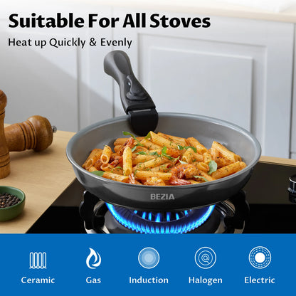 13Pcs Induction Cookware with Healthy Ceramic Coating