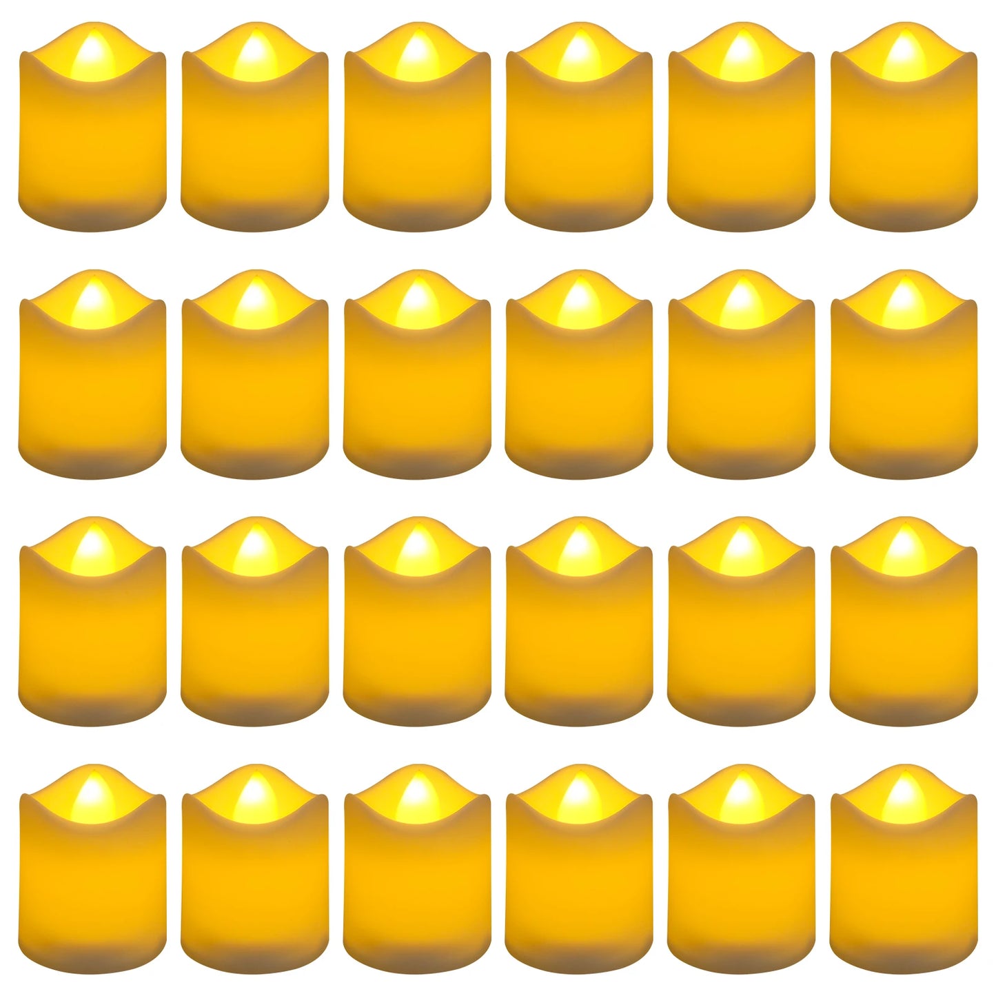 12/24Pcs Flameless LED Battery Operated Flickering Candles