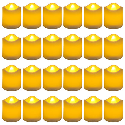 12/24Pcs Flameless LED Battery Operated Flickering Candles