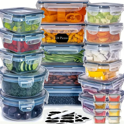 Dishwasher Safe 24pcs Kitchen Storage Container Set